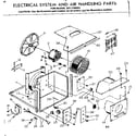 Kenmore 2537796092 electrical system & air handling parts diagram