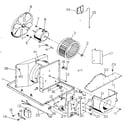 Kenmore 2538730890 electrical system & air handling parts diagram