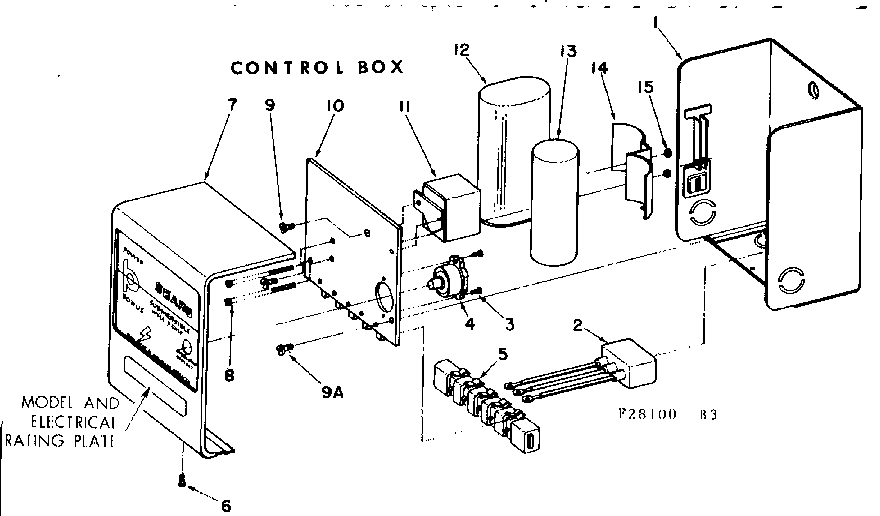Craftsman 39028100 control box diagram