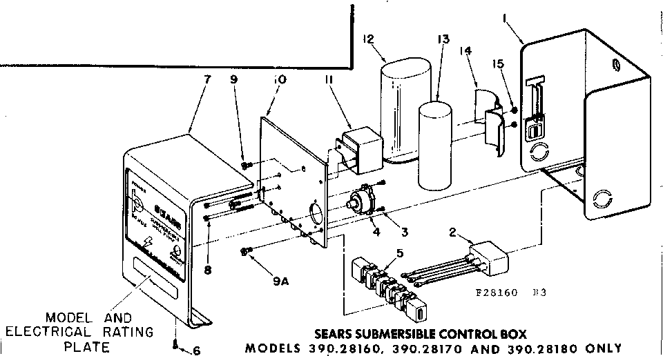 Craftsman 39028160 control box diagram