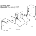 Craftsman 390283600 control box / 283600 only diagram