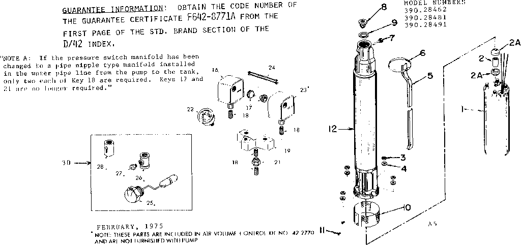 Craftsman 39028481 replacement parts diagram