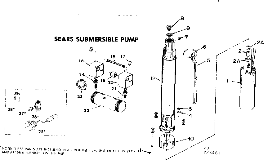 Craftsman 39028492 fittings and accessories diagram