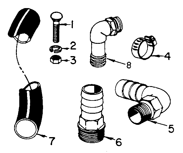 Craftsman 390291601 fittings diagram