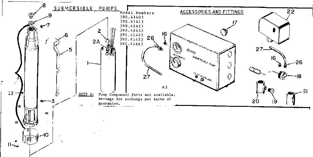 Craftsman 39041413 replacement parts diagram