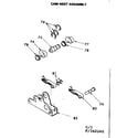 Kenmore 625342240 cam nest assembly diagram