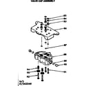 Kenmore 625342240 valve cap assembly diagram
