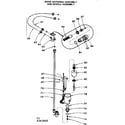 Kenmore 625343502 brine metering assembly and nozzle assembly diagram