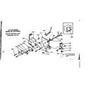 Kenmore 625348502 motor bracket and pressure switch diagram