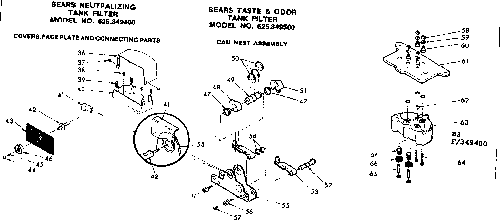 Kenmore 625349500 cam nest diagram