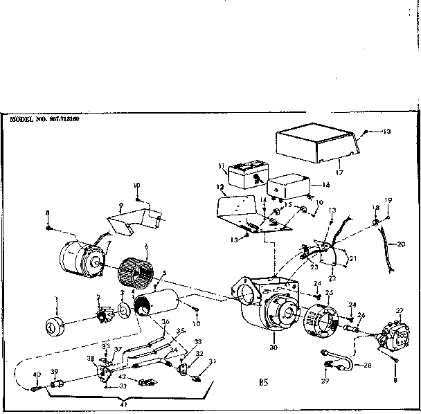 Kenmore 867713160 burner assembly diagram