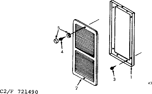 Kenmore 867721580 side outlet kit diagram
