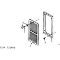 Kenmore 867721580 side outlet kit diagram