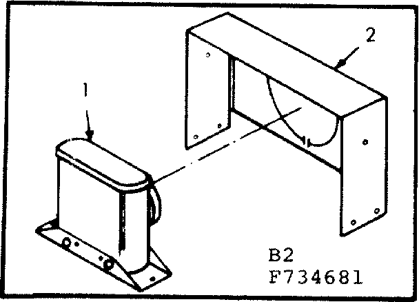 Kenmore 867734681 wall shield and tee flue diagram