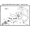 Kenmore 867734681 blower assembly diagram