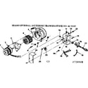Kenmore 867734941 optional accessory blower diagram