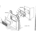 Kenmore 867736321 rear wall register kit diagram