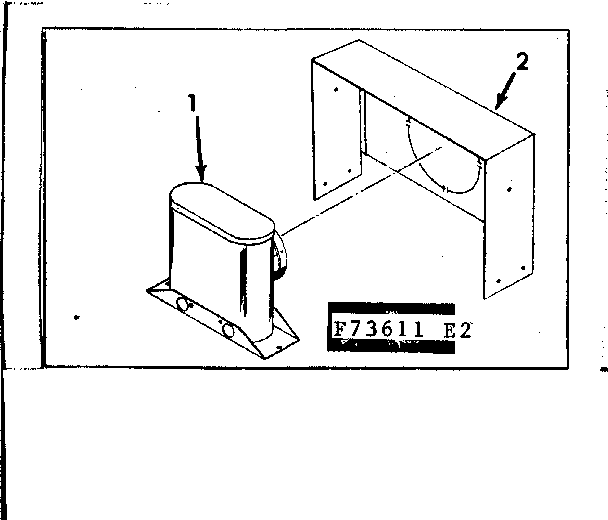 Kenmore 867736321 horizontal vent kit diagram