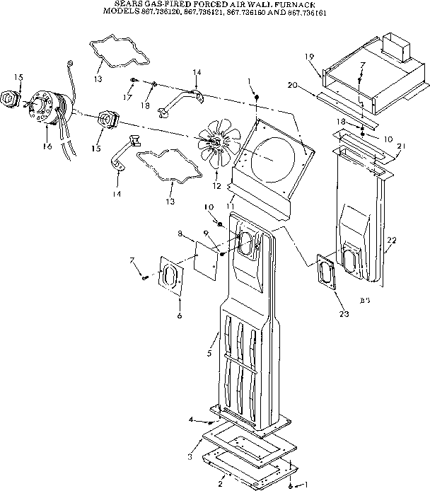 Kenmore 867736120 combustion chamber diagram