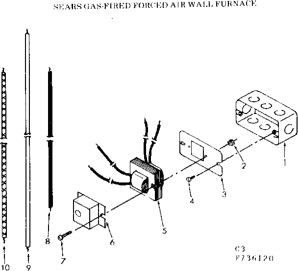 Kenmore 867736120 control box diagram