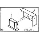 Kenmore 867736164 tee flue and wall shield diagram