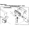 Kenmore 867736166 valve and burner diagram