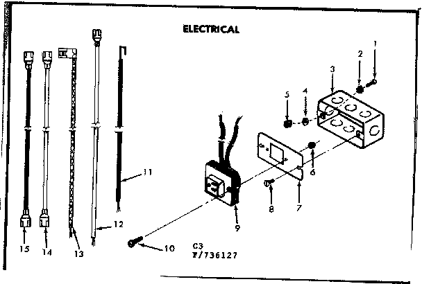 Kenmore 867736167 electrical diagram