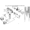 Kenmore 867736333 gas burners and manifold diagram
