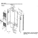 Kenmore 867736345 cabinet diagram