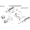 Kenmore 867736345 gas burners and manifold diagram
