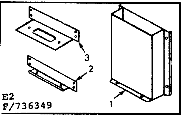 Kenmore 867736349 vent shield kit diagram