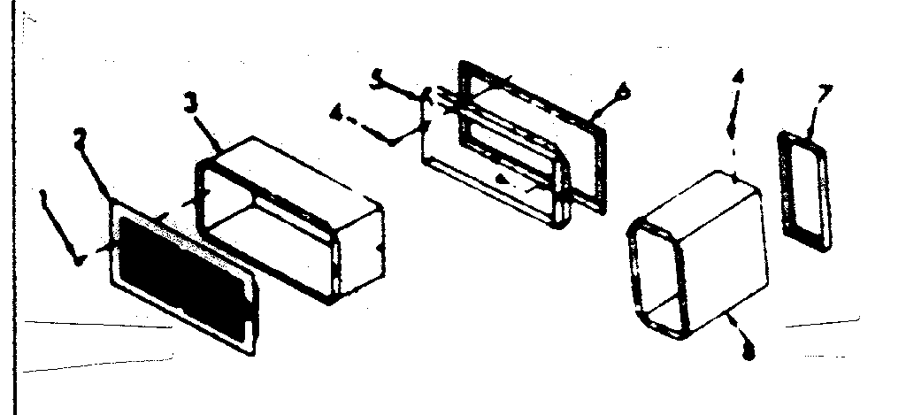 Kenmore 867736655 register kit 42-7368 optional accessory diagram