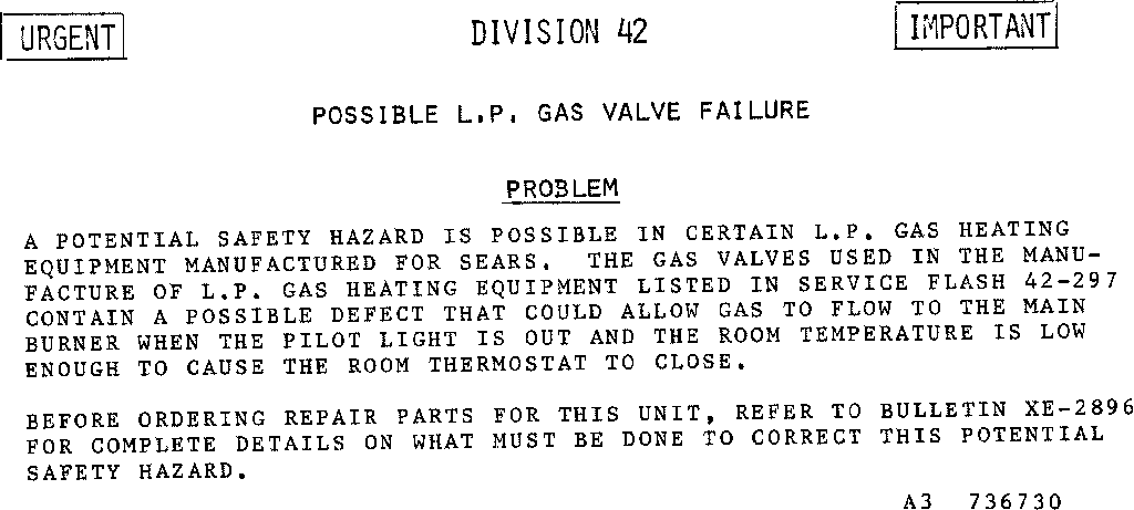 Kenmore 867736731 problem diagram