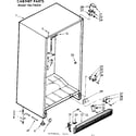 Kenmore 106726231 cabinet parts diagram