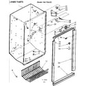 Kenmore 106726231 liner parts diagram