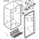 Kenmore 106726521 liner parts diagram