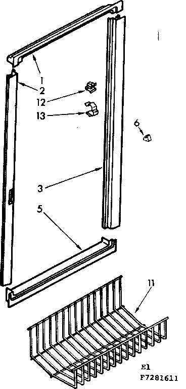 Kenmore 1067281611 breaker parts diagram