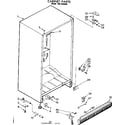Kenmore 1067292050 cabinet parts diagram