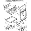Kenmore 1067625463 breaker and partition parts diagram