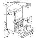 Kenmore 1067688240 cabinet parts diagram