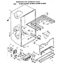 Kenmore 1067688240 refrigerator interior parts diagram