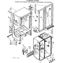 Kenmore 1067690260 cabinet parts diagram