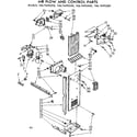 Kenmore 1067690260 air flow and control parts diagram