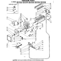 Kenmore 1068134780 icemaker parts diagram