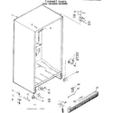 Kenmore 1068202030 cabinet parts diagram