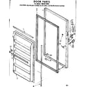 Kenmore 1068212050 door parts diagram