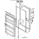 Kenmore 1068221530 door parts diagram