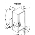 Kenmore 1068221530 cabinet parts diagram