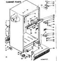 Kenmore 1068607342 cabinet parts diagram