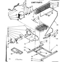 Kenmore 1068607342 unit parts diagram